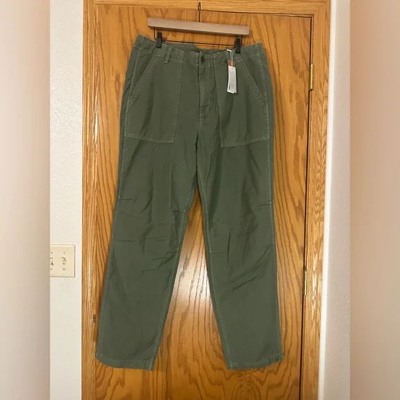 Outerknown Green “The Field Pants” Organic Cotton - NWT - Size 35x32 - Picture 3 of 14